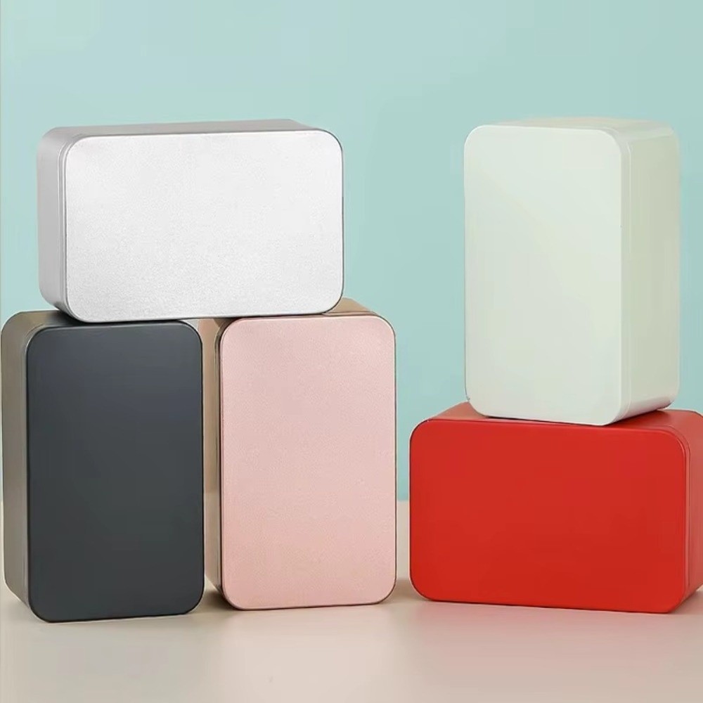 Tin Container Lid - New Solid Color Tin Box Tinplate