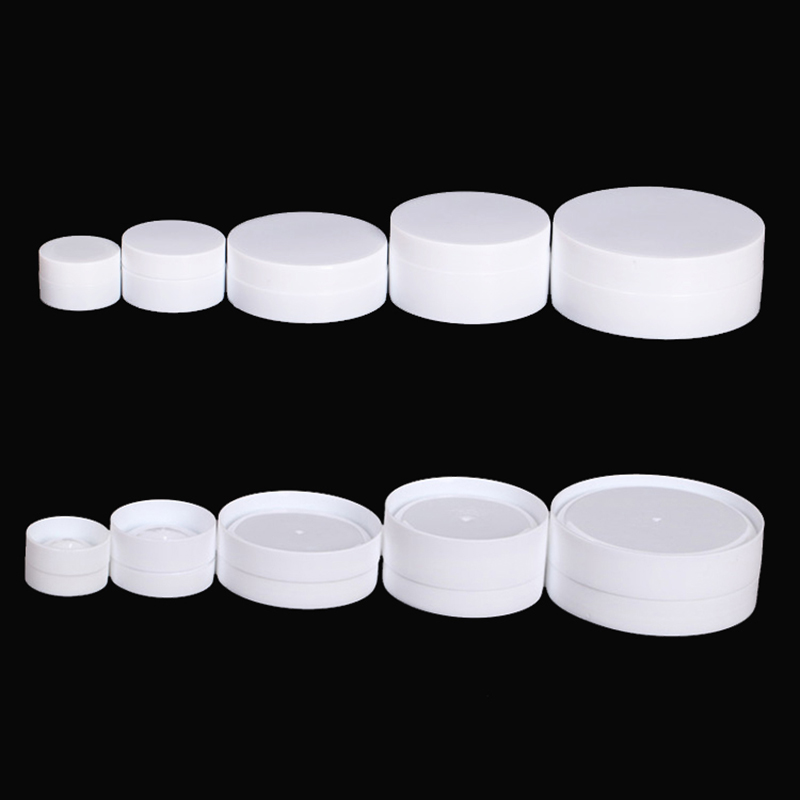 Tin Container Lid - 12pcs Plastic Container White Cosmetics Jar