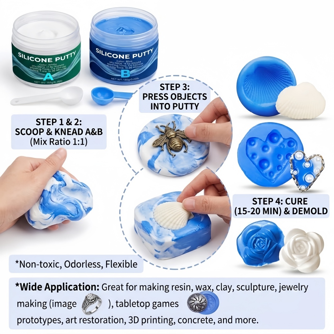 Silicone Putty Mold Making Sup - Candle Making Supplies recension och pris
