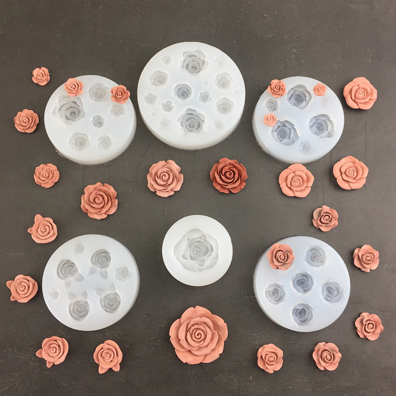 3D Rose Flower Shape Leaf Sili - Candle Making Supplies recension och pris