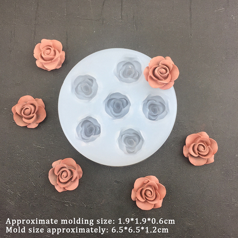3D Rose Flower Shape Leaf Sili - Candle Making Supplies recension och pris