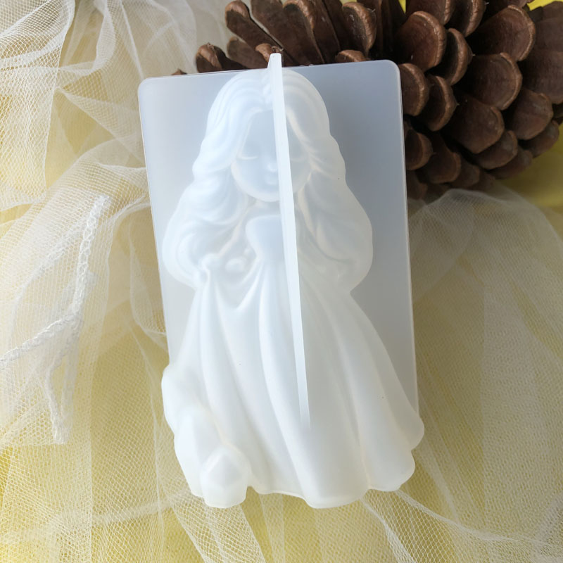 3D Cute Princess Silicone Cand - Candle Making Supplies recension och pris