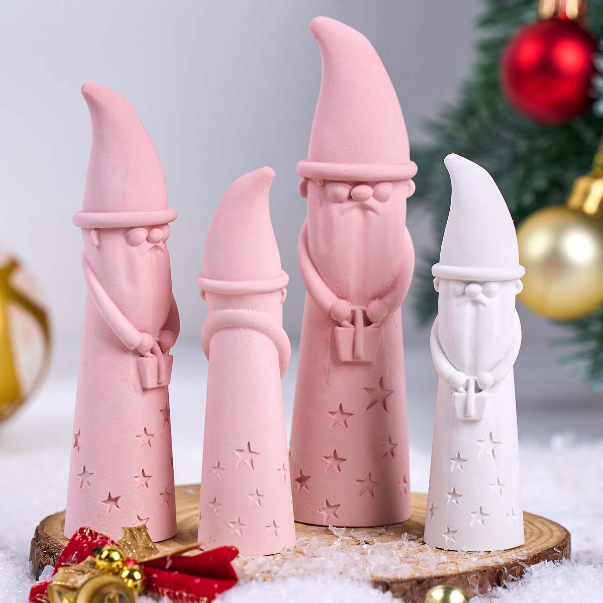 Christmas Ornament Gnome Silic - Xmas Candle Making recension och pris