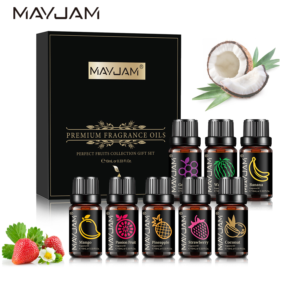 MAYJAM Fragrance Oils Set 8pcs - Candle Making Kit Wholesale recension och pris