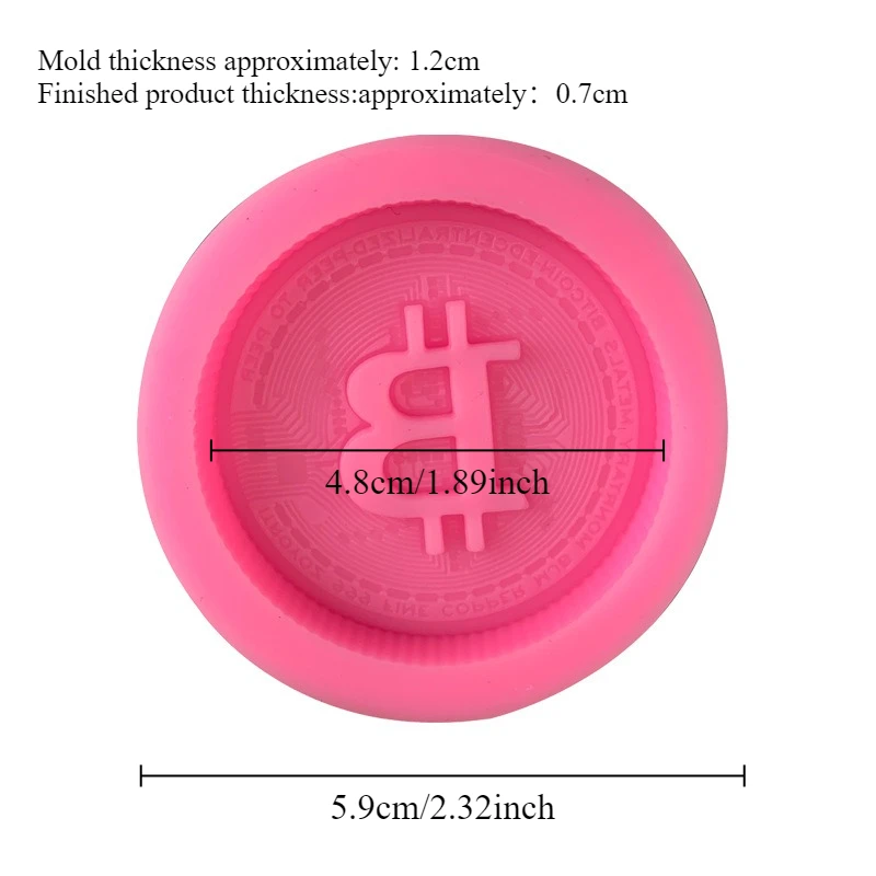 1/3Pcs Currency Logo Soap Sili - Candle Making Supplies recension och pris
