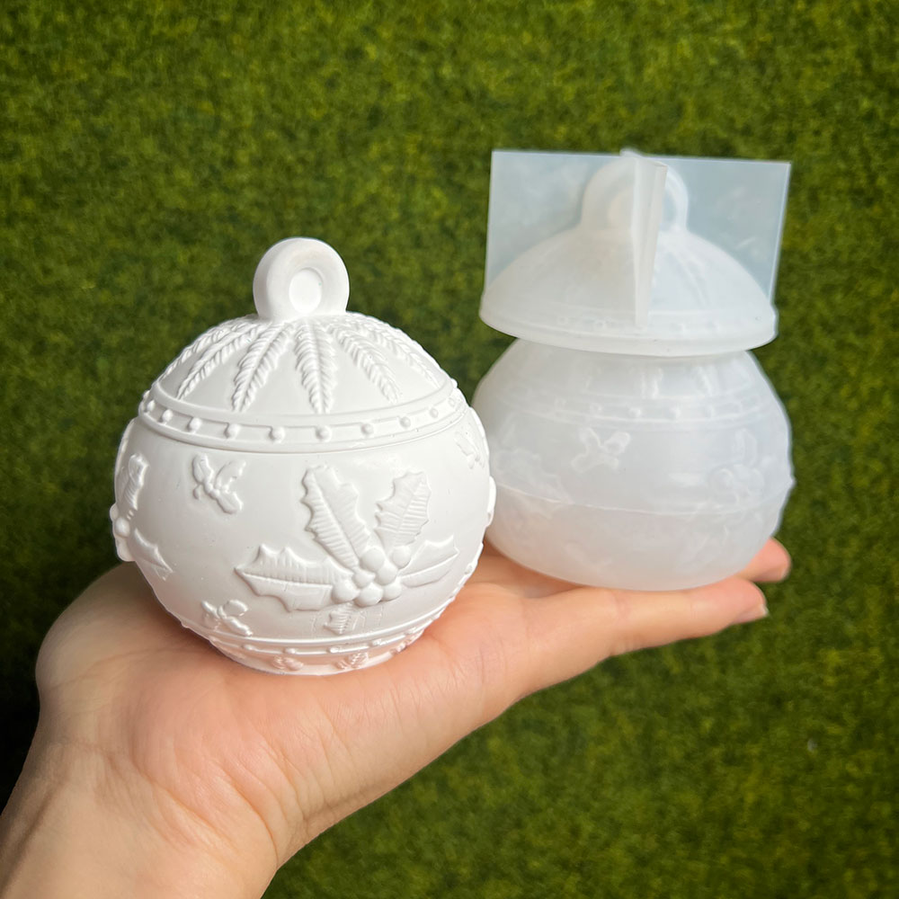 Christmas Round Ball Candle Ja - Xmas Candle Making recension och pris