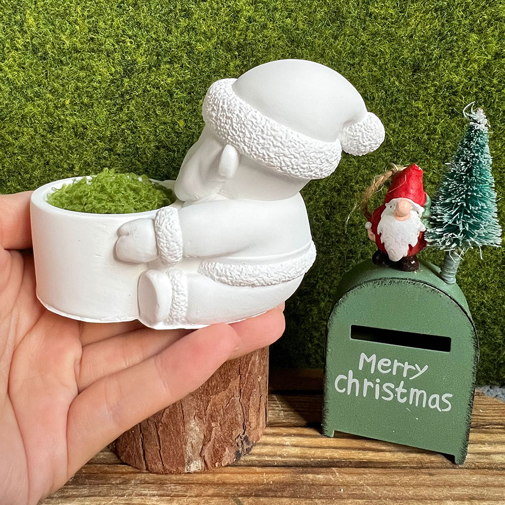 DIY Santa Claus Candlestick Si - Xmas Candle Making recension och pris