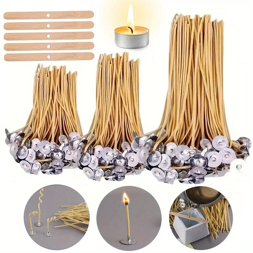 Candle Wicks 50 PCS 8 Inch Hem - Candle Making Kit Beeswax recension och pris