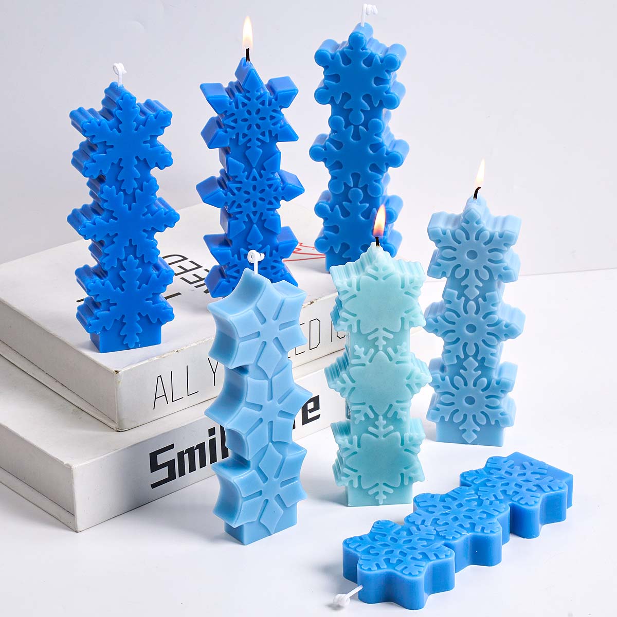 Christmas Snowflake Candle Mol - Xmas Candle Making recension och pris