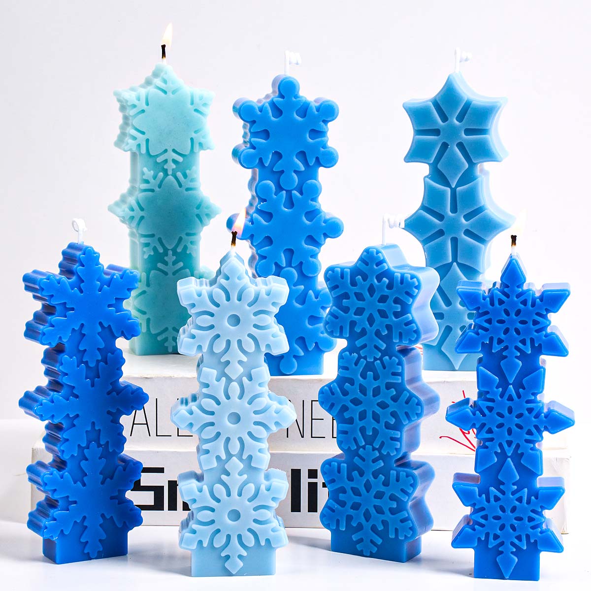 Christmas Snowflake Candle Mol - Xmas Candle Making recension och pris