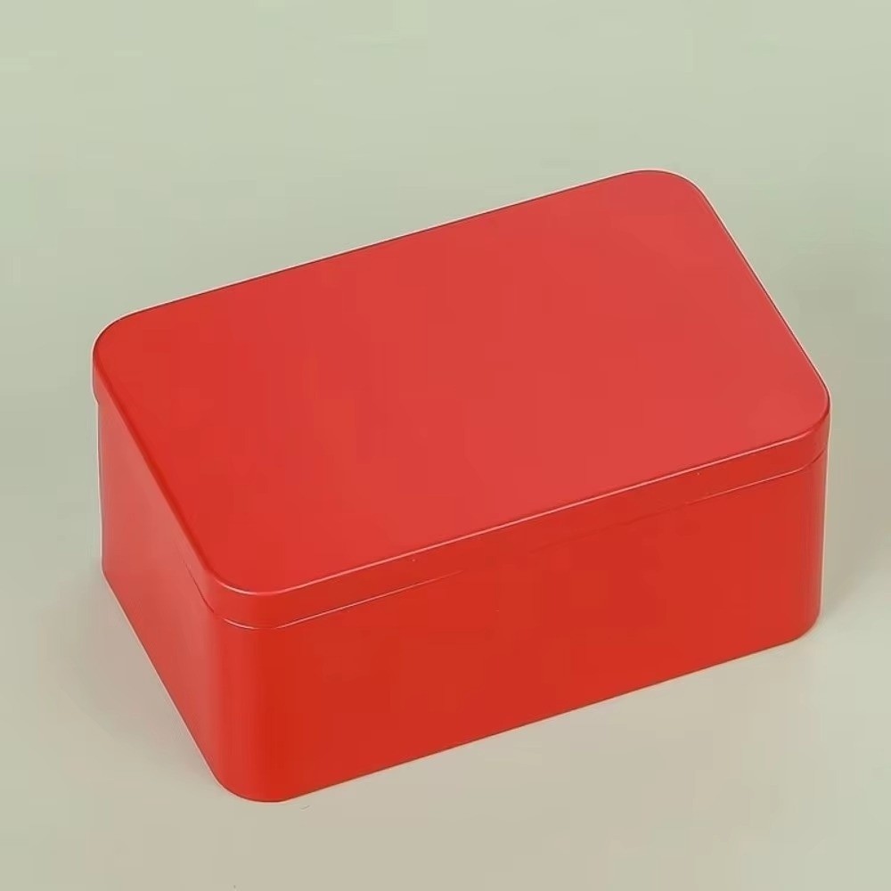 New Solid Color Tin Box Tinpla - Tin Container Lid recension och pris