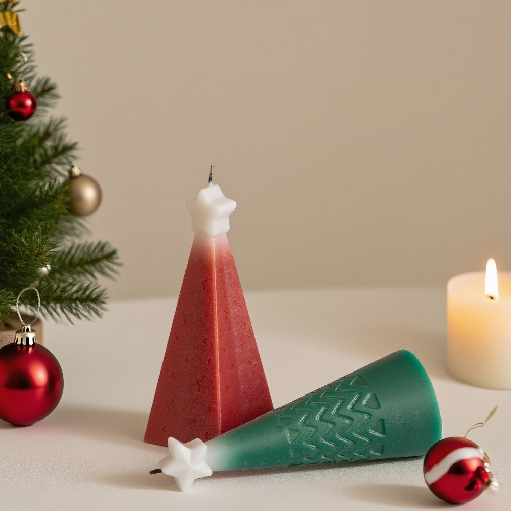 Silicone Christmas Cone Candle - Xmas Candle Making recension och pris