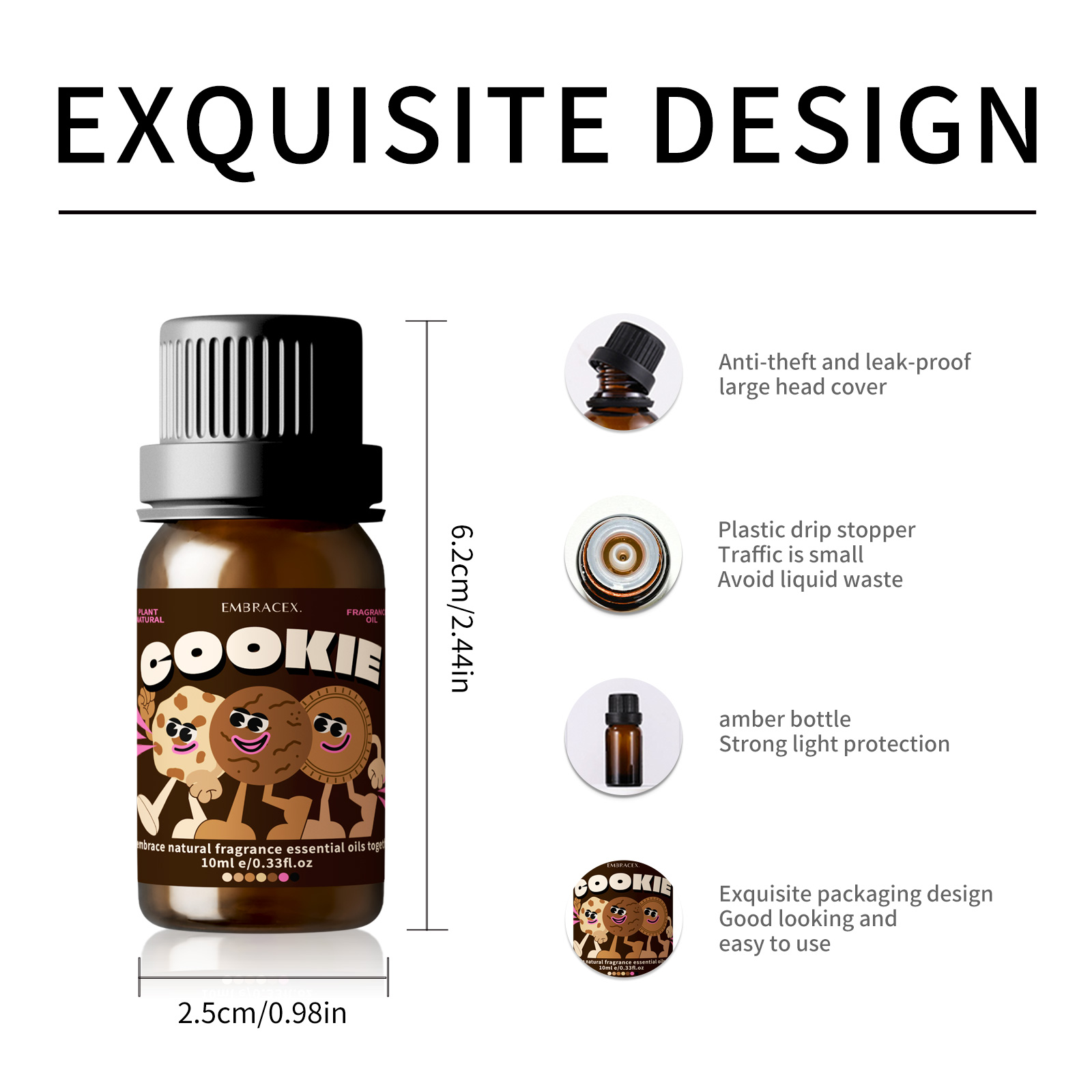 10ml Cookie Fragrance Oils For - Candle Making Supplies recension och pris