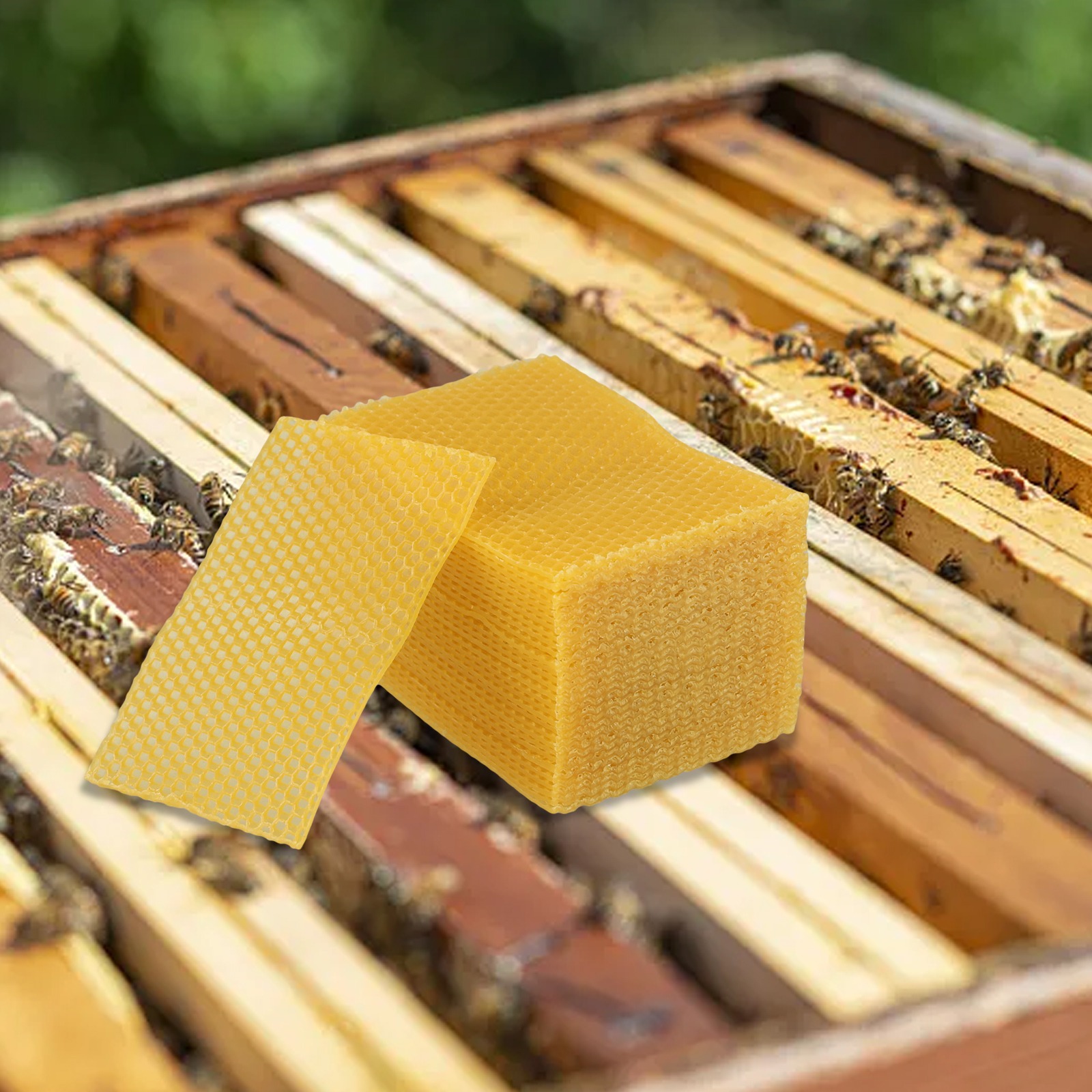 5.24 X 3.54 Beehive Foundation - Candle Making Kit Beeswax recension och pris
