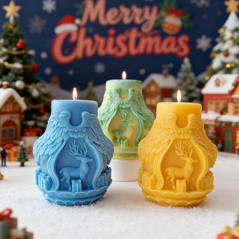 DIY Christmas Series Cylinder  - Xmas Candle Making recension och pris