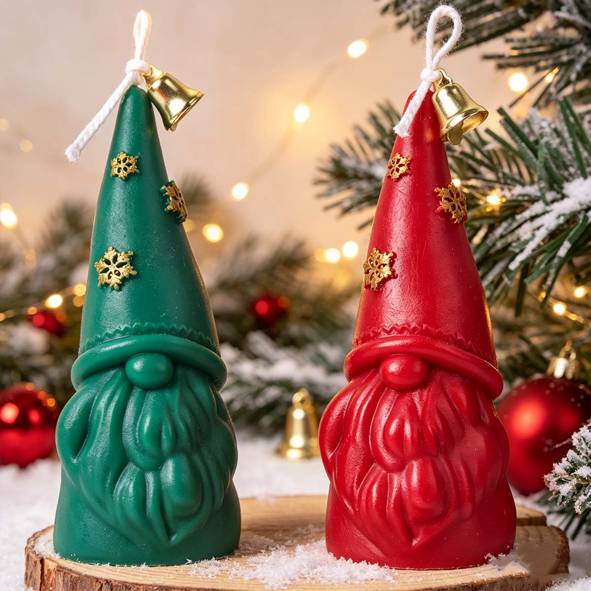 Christmas Ornament Silicone Ca - Xmas Candle Making recension och pris