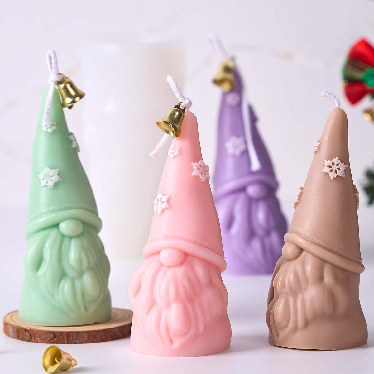 Christmas Ornament Silicone Ca - Xmas Candle Making recension och pris
