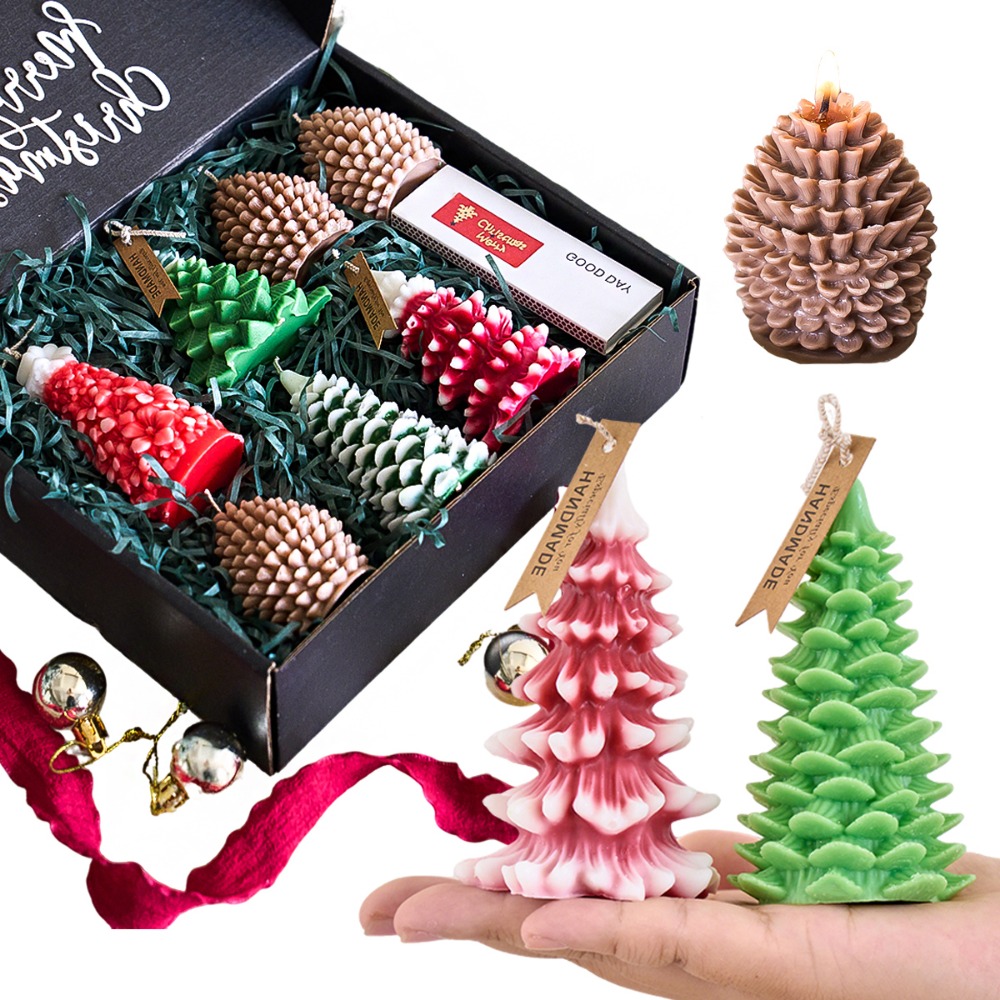 DIY Christmas Tree Silicone Ca - Xmas Candle Making recension och pris