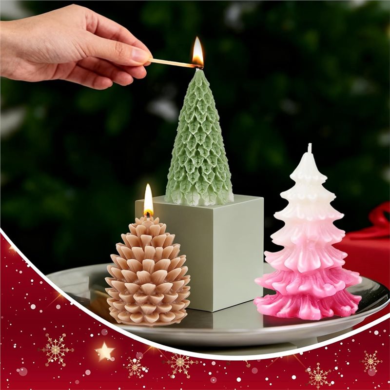 Christmas Silicone Molds Chris - Xmas Candle Making recension och pris