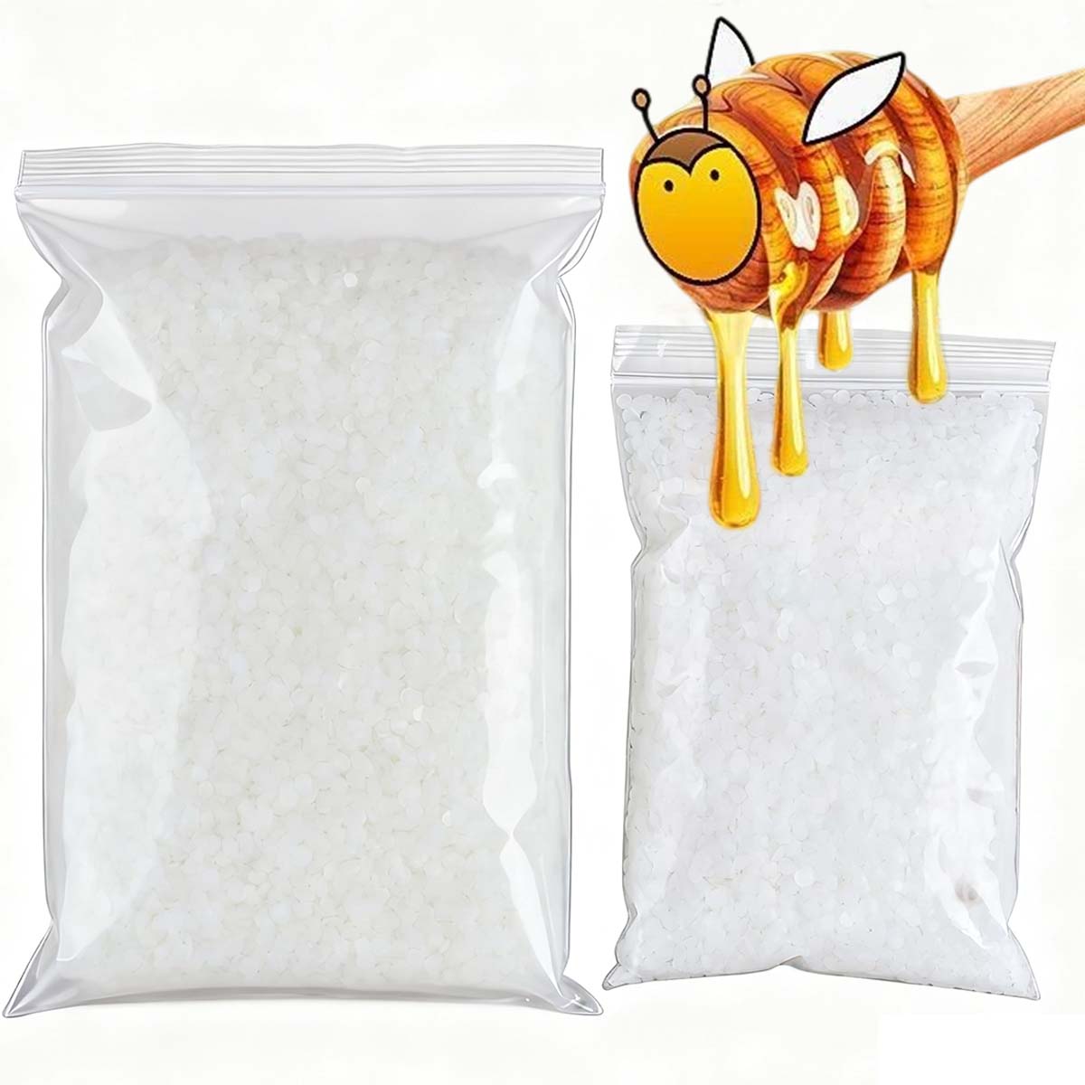200g-1000g White Beeswax Pure  - Candle Making Kit Beeswax recension och pris