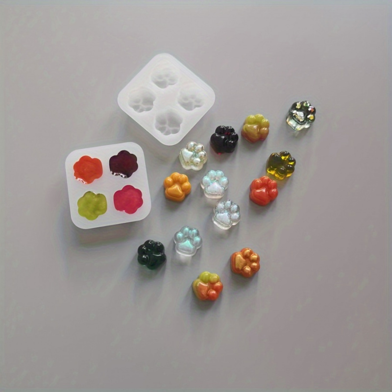 1Cat Paw Pattern Silicone Mold - Candle Making Kit Wholesale recension och pris