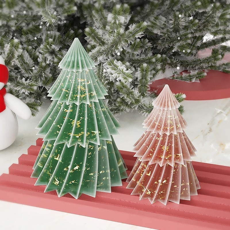 2 Sizes 3D Pleated Christmas T - Xmas Candle Making recension och pris