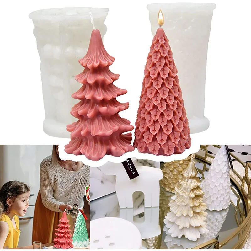 3D Tree Shaped Candle Silicone - Xmas Candle Making recension och pris