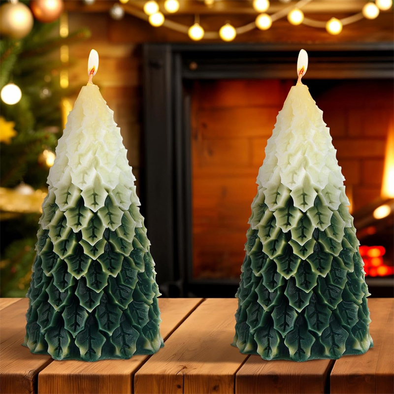 3D Tree Shaped Candle Silicone - Xmas Candle Making recension och pris