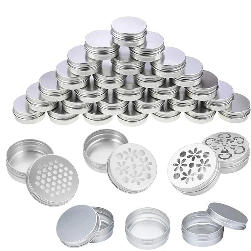 10Pcs Empty 5g-60g Round Alumi - Tin Container Lid recension och pris