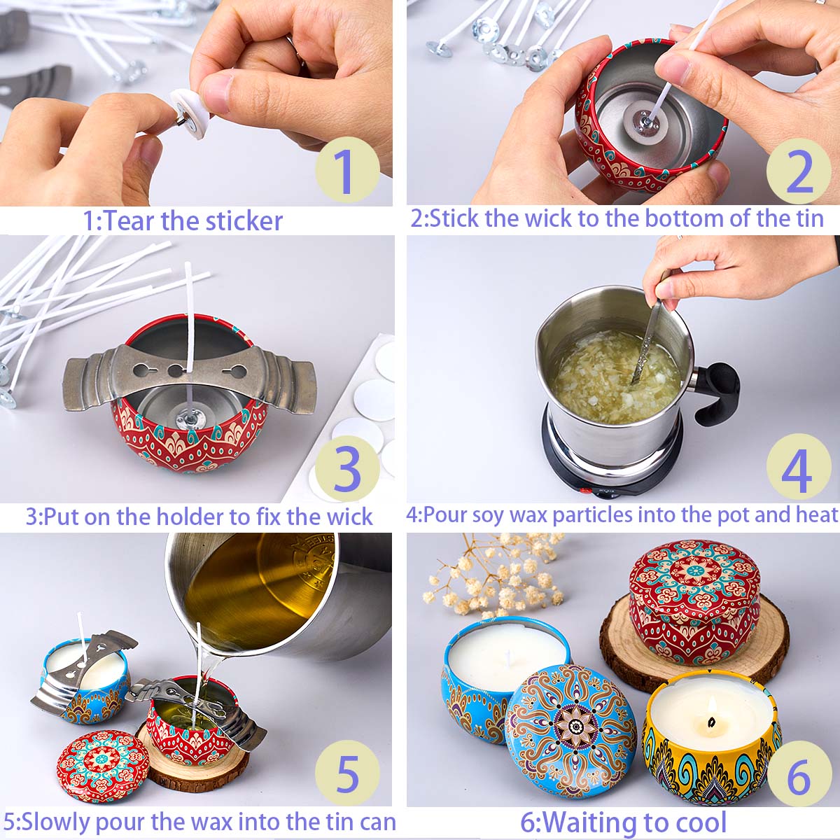 DIY Scented Candle Making Tool - Candle Making Kit Wholesale recension och pris