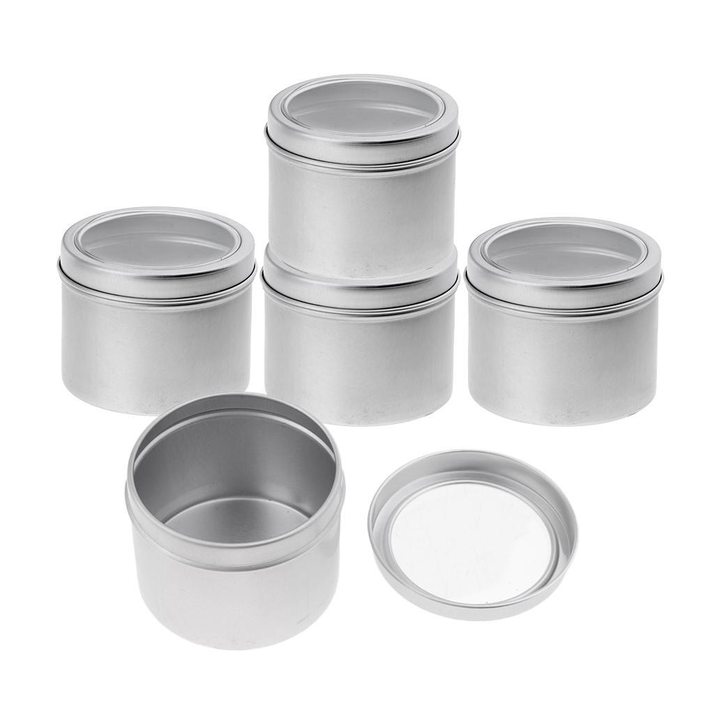 Empty Cosmetic Jars Aluminum T - Tin Container Lid recension och pris